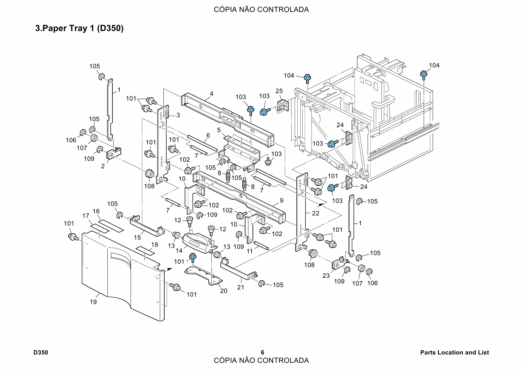 RICOH Options D350 RT4000-A3 Parts Catalog PDF download-3